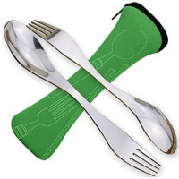 "Spork" spoon-fork cutlery